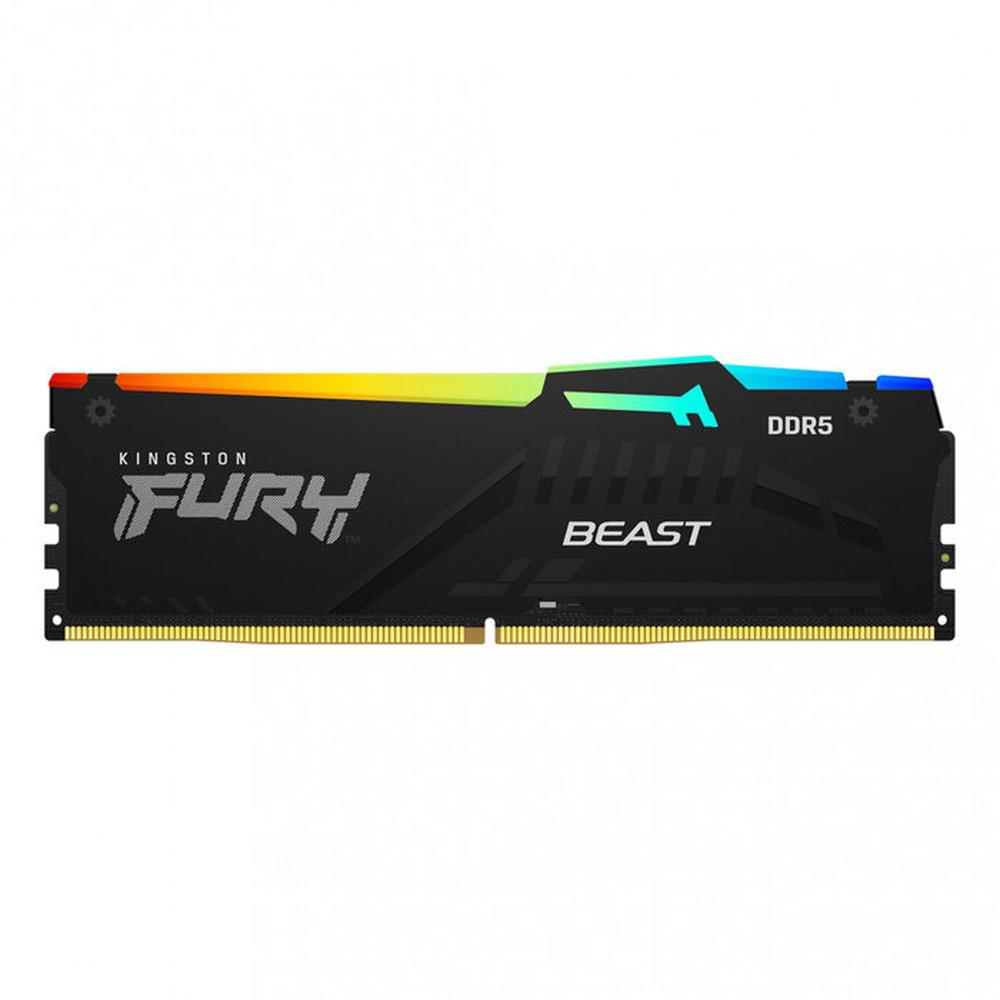 Foto 2 pulgar | Memoria Ram Ddr5 16gb 5600mhz Kingston Fury Beast Rgb 1x16gb Kf556c40bba-16