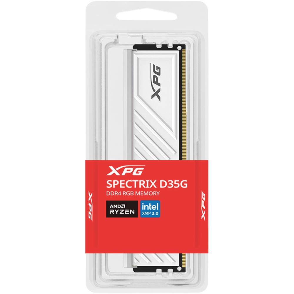 Foto 7 pulgar | Memoria Ram Ddr4 16gb 3200mhz Xpg Spectrix D35g Rgb 1x16gb Blanco Ax4u320016g16a-swhd35g