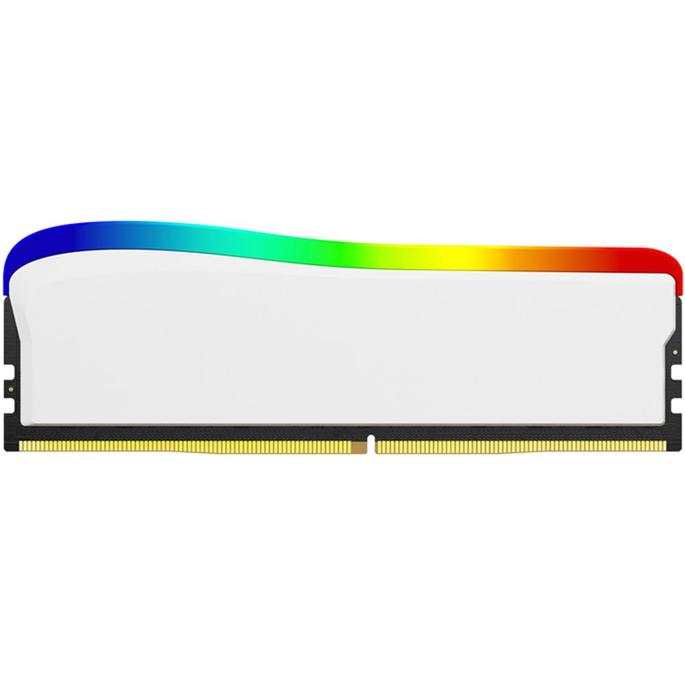 Foto 5 pulgar | Memoria Ram Ddr4 8 gb 3600mhz Kingston Fury Beast Rgb Blanco Kf436c17bwa/8