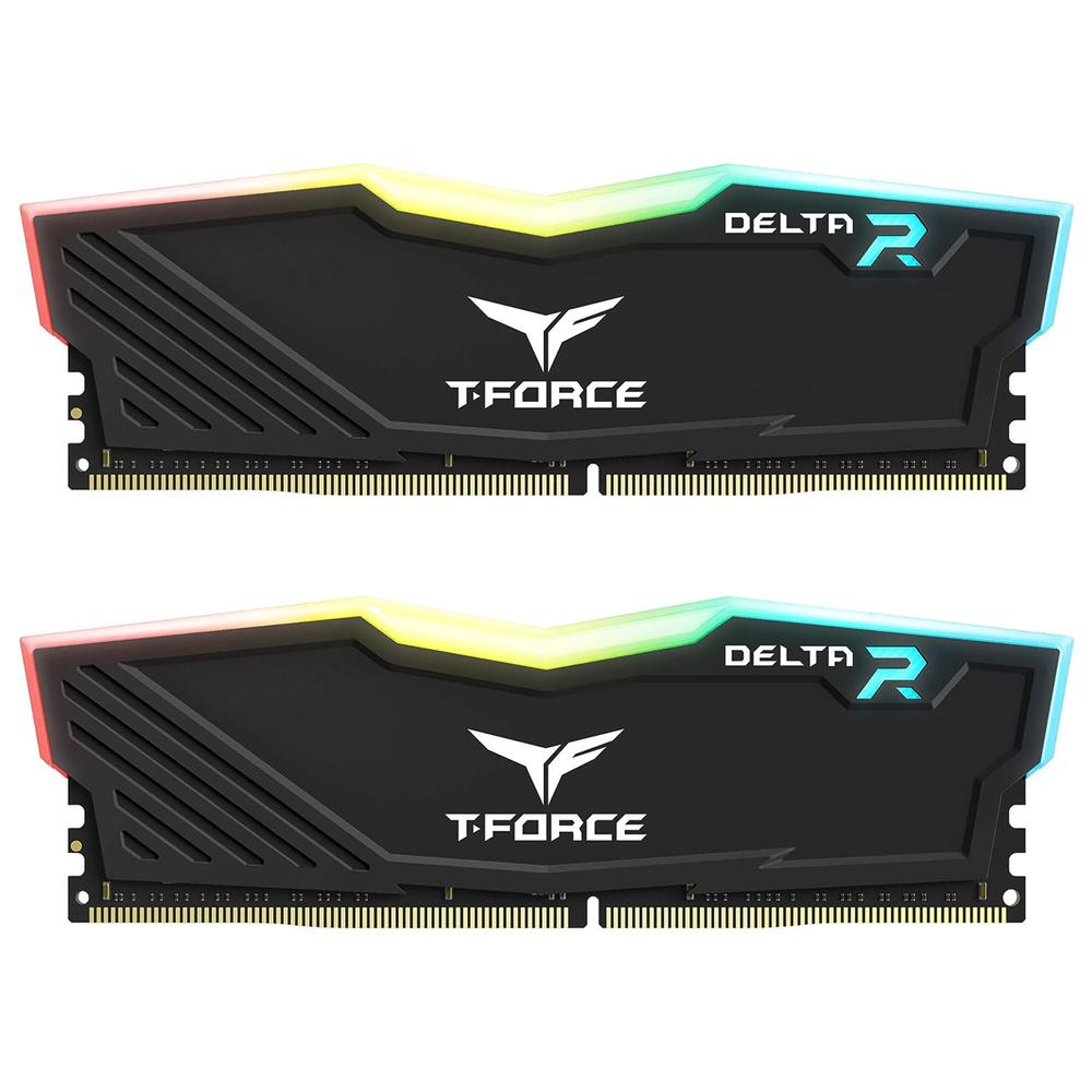 Foto 2 pulgar | Memoria RAM DDR4 32gb 3200 mt/s Teamgroup T-force Delta RGB 2x16 GB Negro