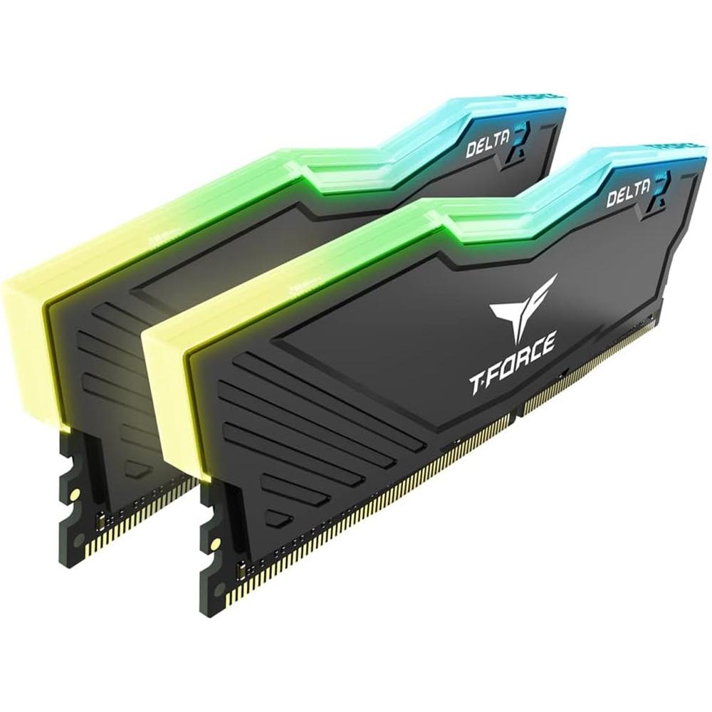 Foto 3 pulgar | Memoria RAM DDR4 32gb 3200 mt/s Teamgroup T-force Delta RGB 2x16 GB Negro