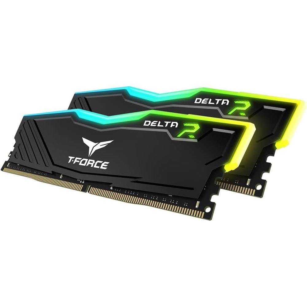 Foto 5 pulgar | Memoria RAM DDR4 32gb 3200 mt/s Teamgroup T-force Delta RGB 2x16 GB Negro