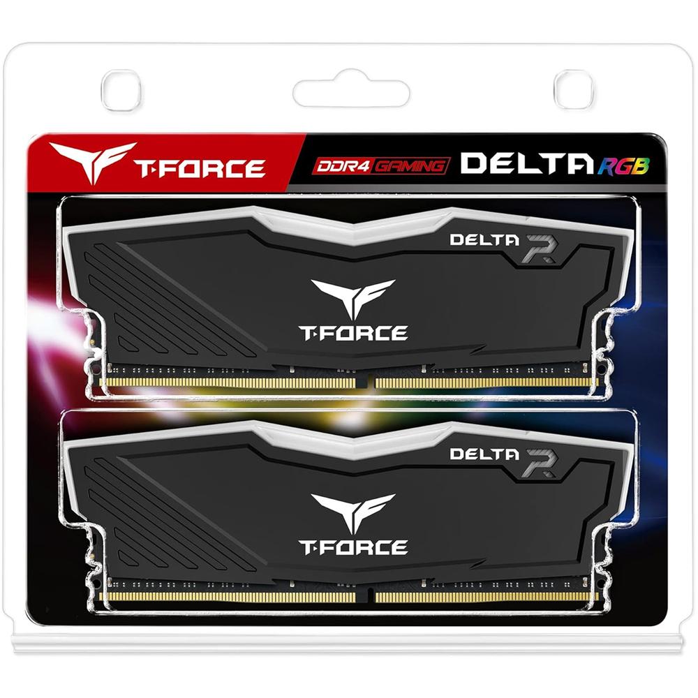 Foto 7 pulgar | Memoria RAM DDR4 32gb 3200 mt/s Teamgroup T-force Delta RGB 2x16 GB Negro