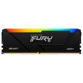 Foto 1 | Memoria Ram Ddr4 16gb 3200mhz Kingston Fury Beast Rgb 1x16gb Negro Kf432c16bb2a/16