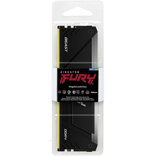 Foto 6 | Memoria Ram Ddr4 16gb 3200mhz Kingston Fury Beast Rgb 1x16gb Negro Kf432c16bb2a/16