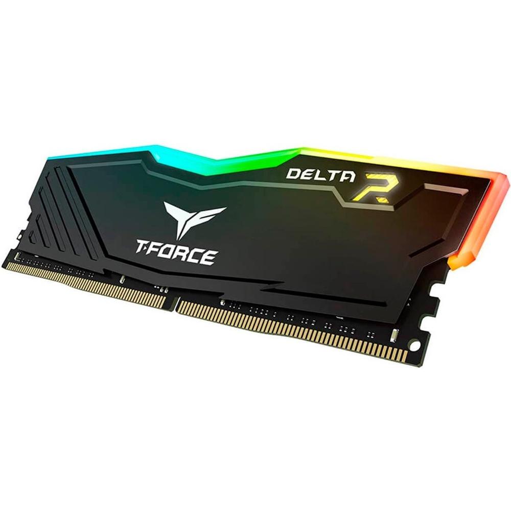 Foto 3 pulgar | Memoria Ram Ddr4 8gb 3200mhz Teamgroup T-force Delta Rgb Negro