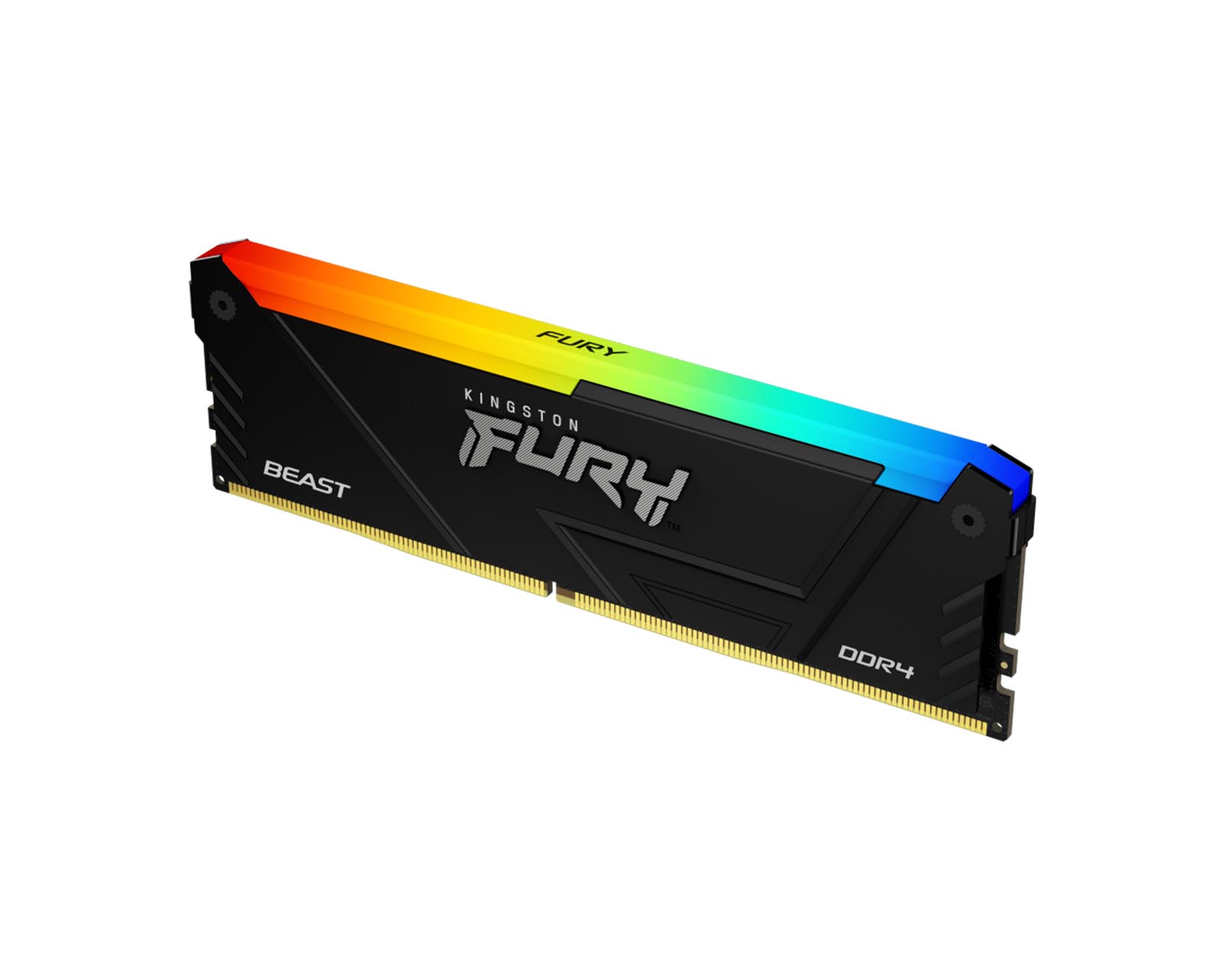 Foto 3 pulgar | Memoria Ram Kingston Fury Beast Ddr4 8gb 3200 Negro Rgb