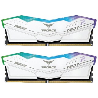 Foto 1 | Memoria Ram Ddr5 32gb 6400mt/s Team Group T-Force Delta Rgb 2x16gb Blanco Ff4d532g6400hc40bdc01
