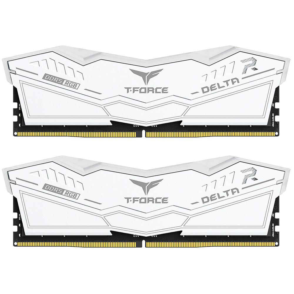 Foto 6 pulgar | Memoria Ram Ddr5 32gb 6400mt/s Team Group T-Force Delta Rgb 2x16gb Blanco Ff4d532g6400hc40bdc01