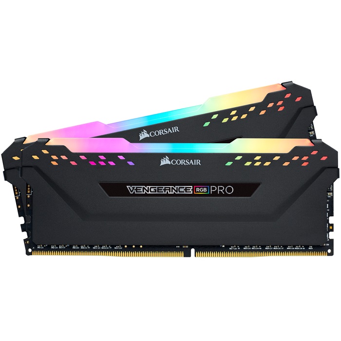 Foto 2 pulgar | Memorias Ram Ddr4 Corsair Vengeance Rgb Pro 3200mhz 16gb Pc4-25600 Kit 2x8 Negras Cmw16gx4m2c3200c16