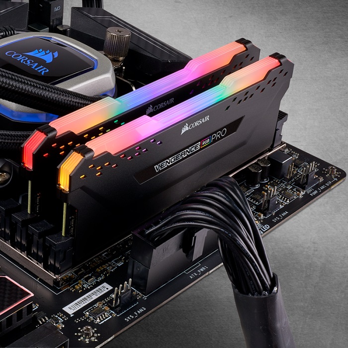 Foto 5 pulgar | Memorias Ram Ddr4 Corsair Vengeance Rgb Pro 3200mhz 16gb Pc4-25600 Kit 2x8 Negras Cmw16gx4m2c3200c16