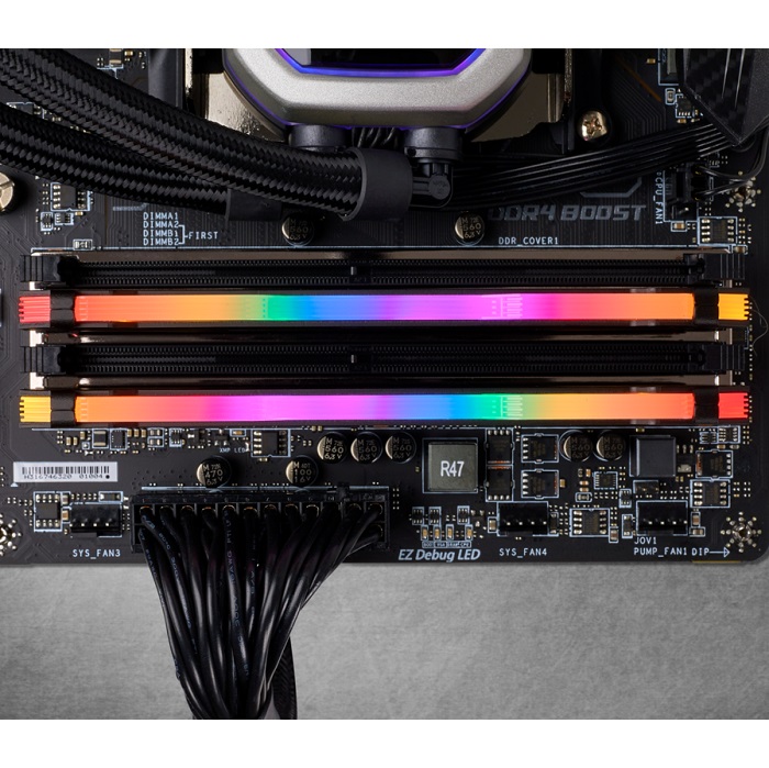 Foto 6 pulgar | Memorias Ram Ddr4 Corsair Vengeance Rgb Pro 3200mhz 16gb Pc4-25600 Kit 2x8 Negras Cmw16gx4m2c3200c16