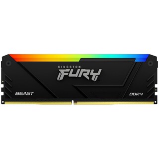 Foto 1 | Memoria Ram Ddr4 32gb 3200mhz Kingston Fury Beast Rgb 1x32gb Negro Kf432c16bb2a/32