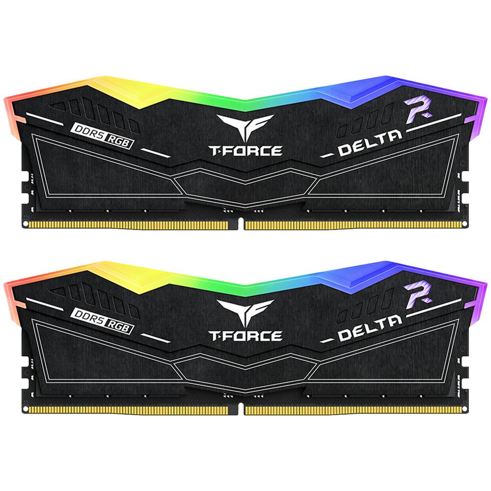 Foto 2 pulgar | Memoria Ram Ddr5 32gb 6200mt/s Teamgroup T-force Delta Rgb 2x16gb Negro Ff3d532g6200hc38adc01