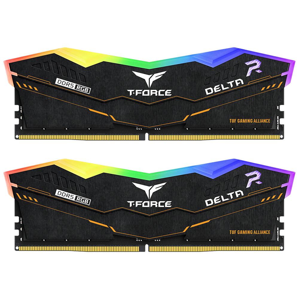 Foto 2 pulgar | Memoria Ram Ddr5 32gb 6400mt/s Teamgroup T-force Delta Tuf Gaming Alliance Rgb 2x16gb Negro Ff5d532g6400hc40bdc01