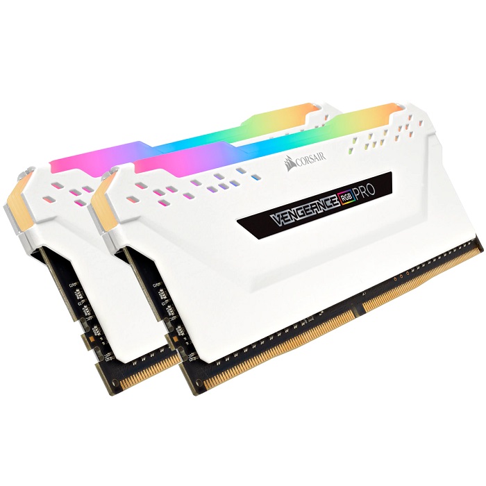 Foto 4 pulgar | Memorias Ram Ddr4 Corsair Vengeance Rgb Pro 3000mhz 16gb Pc4-24000 Kit 2x8 Blancas