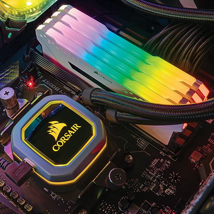 Foto 6 pulgar | Memorias Ram Ddr4 Corsair Vengeance Rgb Pro 3000mhz 16gb Pc4-24000 Kit 2x8 Blancas