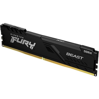 Foto 1 | Memoria Ram Ddr4 Kingston Fury Beast 3200mhz 4gb Pc4-25600 Kf432c16bb/4 Negra