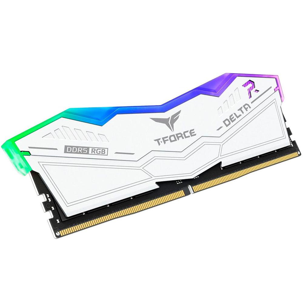 Foto 3 pulgar | Memoria Ram Ddr5 32gb 5200mt/s Teamgroup T-force Delta Rgb 1x32gb Blanco Ff4d532g5200hc40c01