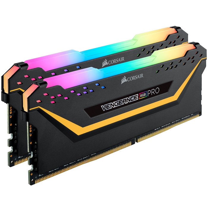 Foto 3 pulgar | Memorias RAM DDR4 Corsair Vengeance RGB Pro TUF 3200MHz 16GB PC4-25600 Kit 2x8 Negras