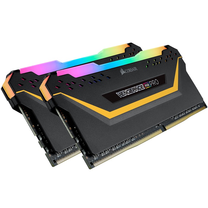 Foto 4 pulgar | Memorias RAM DDR4 Corsair Vengeance RGB Pro TUF 3200MHz 16GB PC4-25600 Kit 2x8 Negras