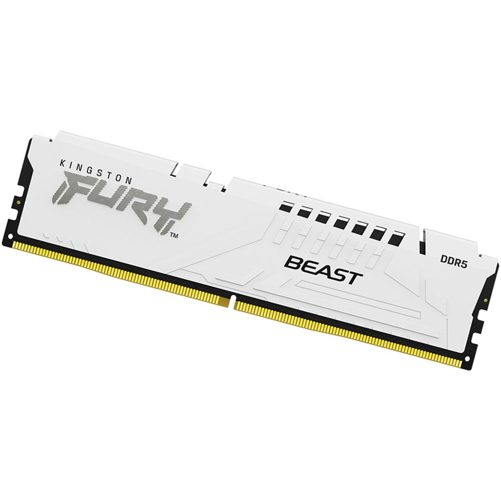 Foto 4 pulgar | Memoria RAM DDR5 64 GB 5600mt/s Kingston Fury Beast 2x32 GB Blanco