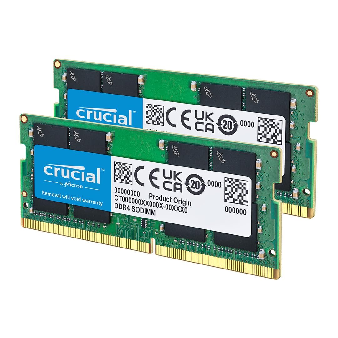 Foto 1 | Computadora Portátil Ram Crucial De 32 Gb (2 X 16 Gb), Ddr4, 3200 Mhz, Cl22 - Venta Internacional.
