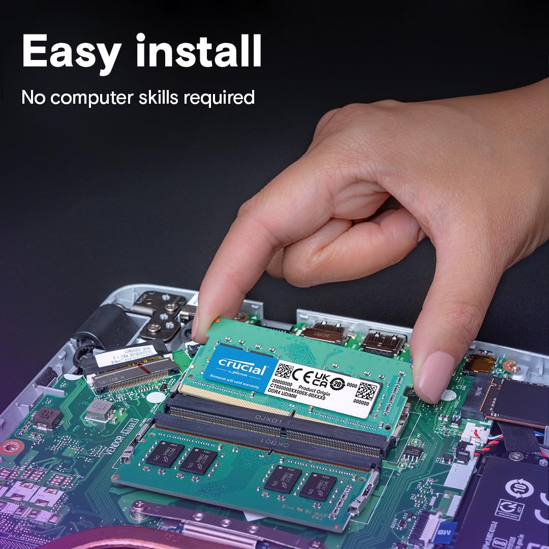 Foto 6 pulgar | Computadora Portátil Ram Crucial De 32 Gb (2 X 16 Gb), Ddr4, 3200 Mhz, Cl22 - Venta Internacional.