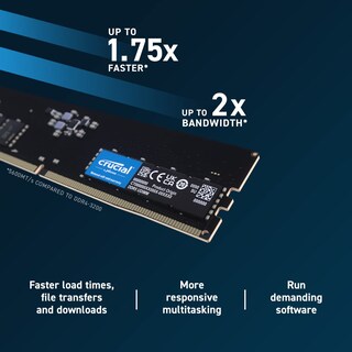 Foto 3 | Memoria De Escritorio Ram Crucial De 8 Gb Ddr5 5600 Mhz Ct8g56c46u5 - Venta Internacional.