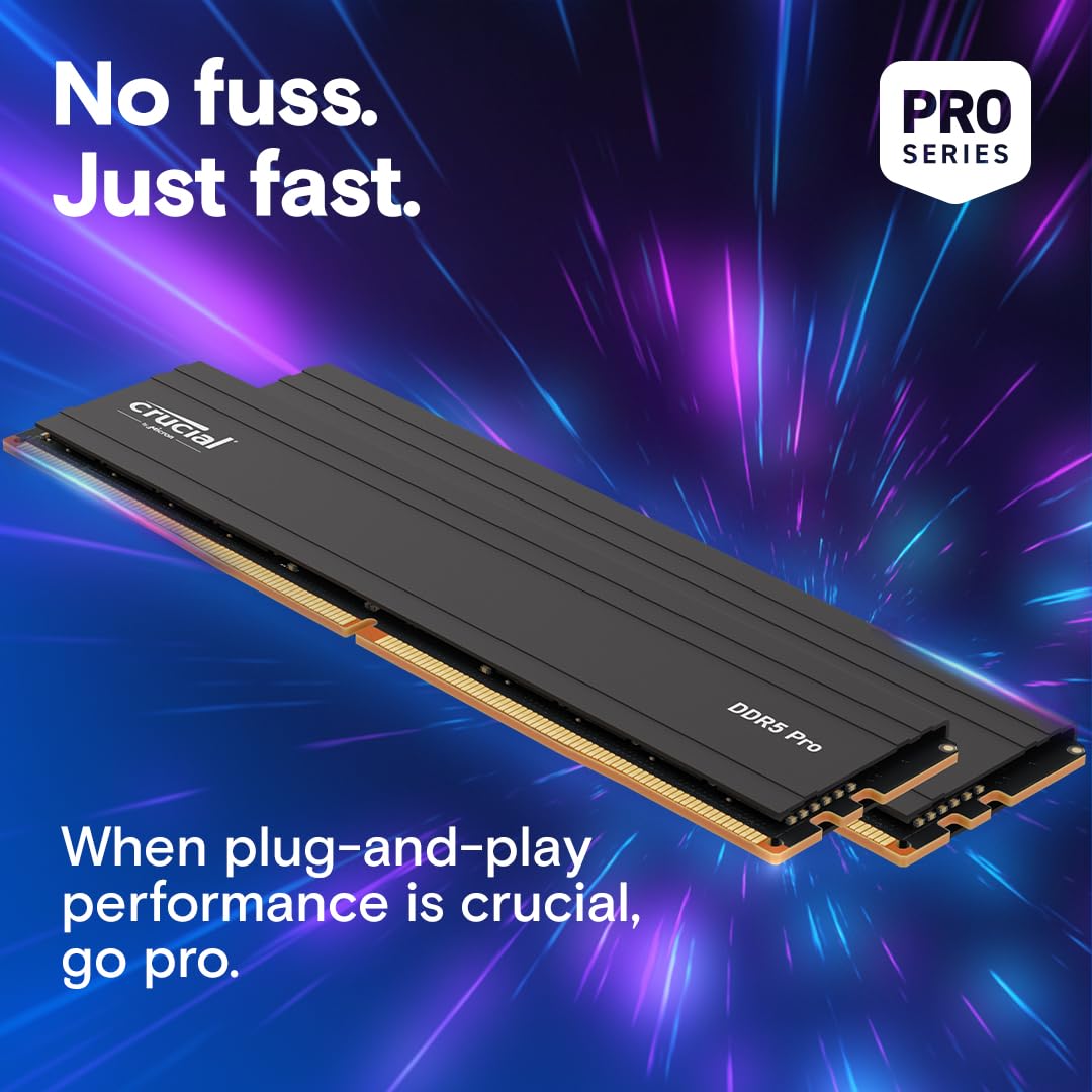 Foto 6 pulgar | Kit De Escritorio Ram Crucial Pro De 64 Gb (2 X 32 Gb) Ddr5 De 5600 Mhz - Venta Internacional.