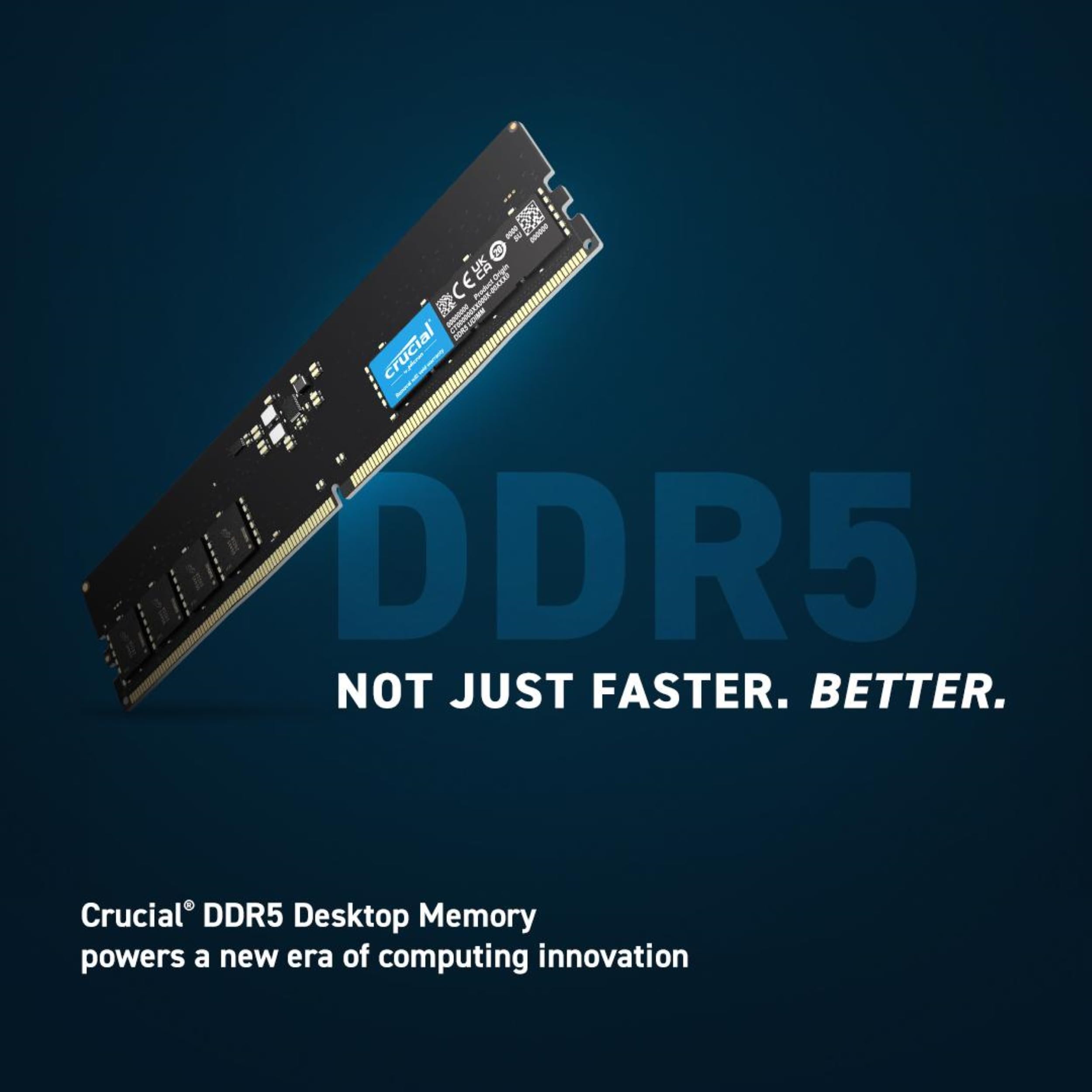 Foto 3 pulgar | Memoria De Escritorio Ram Crucial De 16 Gb (2 X 8 Gb) Ddr5 4800 Mhz Cl40 - Venta Internacional.