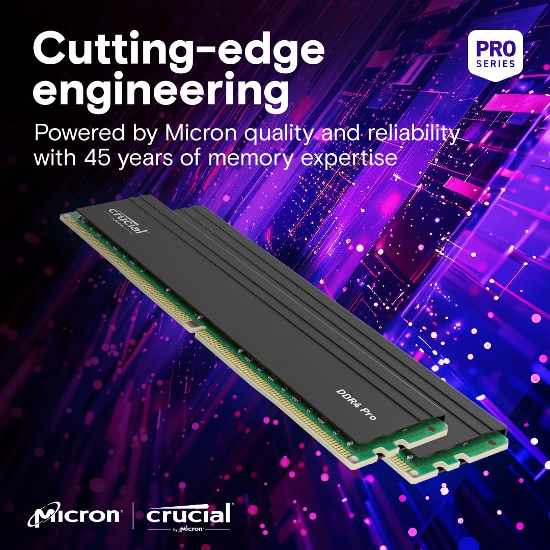 Foto 7 pulgar | Memoria de Escritorio Ram Crucial Pro De 64 gb DDR4 3200 MT/S - Venta Internacional