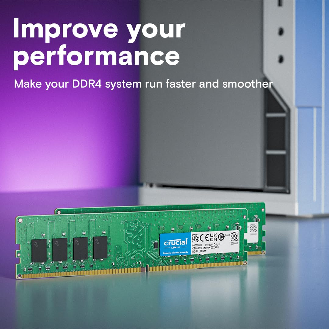 Foto 4 pulgar | Memoria De Escritorio Ram Crucial De 4 Gb Ddr4 2666 Mhz Cl19 Ct4g4dfs8266 - Venta Internacional.