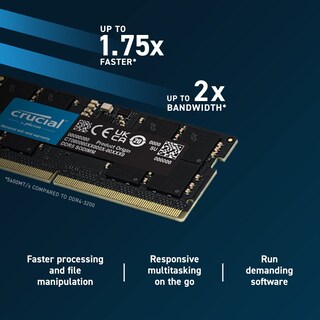 Foto 3 | Kit De Memoria Ram Crucial De 32 Gb (2 X 16 Gb) Para Portátil Ddr5 De 5600 Mhz - Venta Internacional.