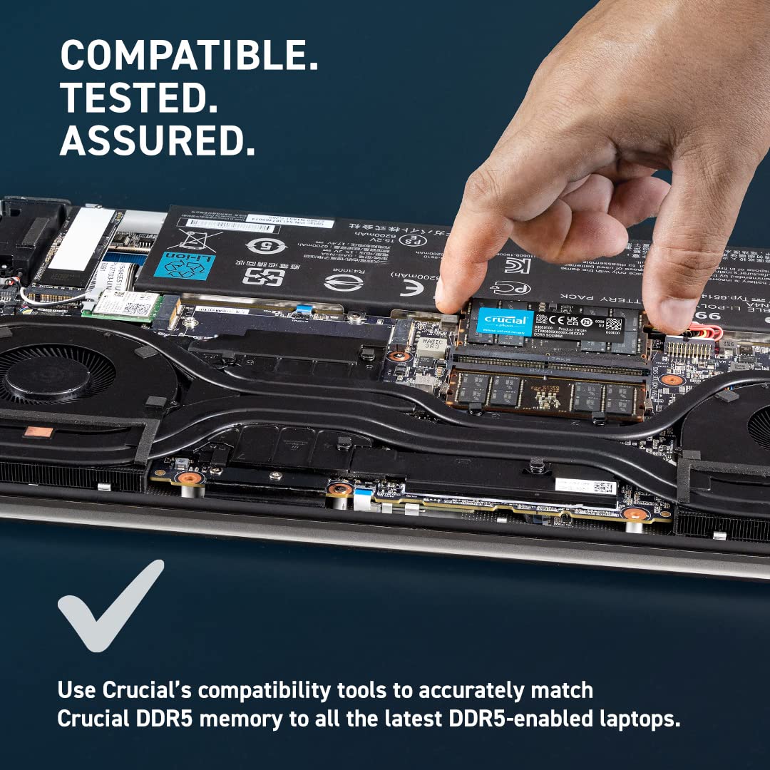 Foto 6 pulgar | Kit de Memoria Ram Crucial de 16 Gb para Portátil Ddr5 De 5600 Mhz - Venta Internacional