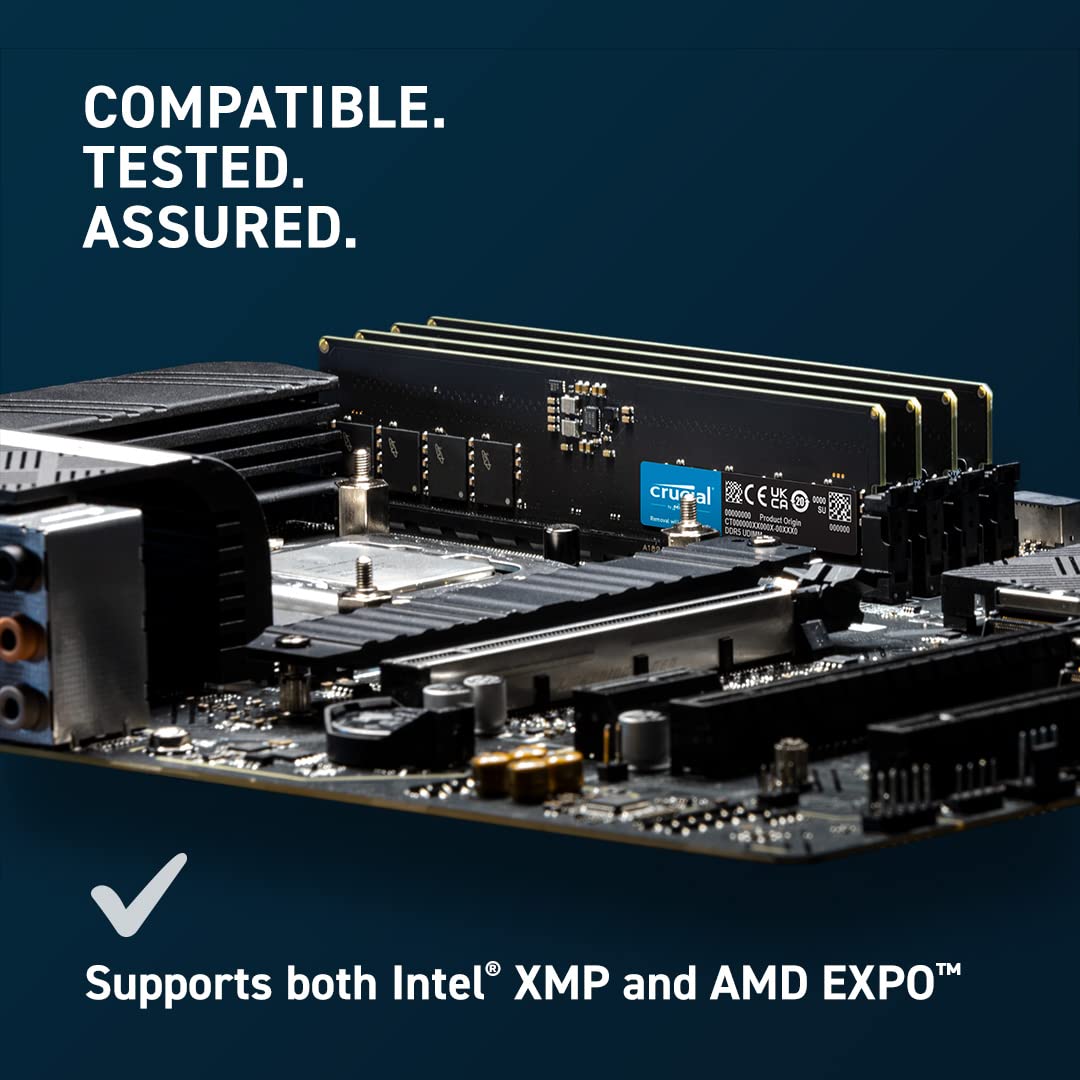 Foto 6 pulgar | Memoria RAM Crucial de 32 GB DDR5 5600 MHz para Escritorio - Venta Internacional