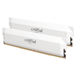 Foto 1 | Kit Ddr5 Ram Crucial Pro De 32 Gb (2 X 16 Gb) Cl36 De 6000 Mhz, Color Blanco - Venta Internacional.