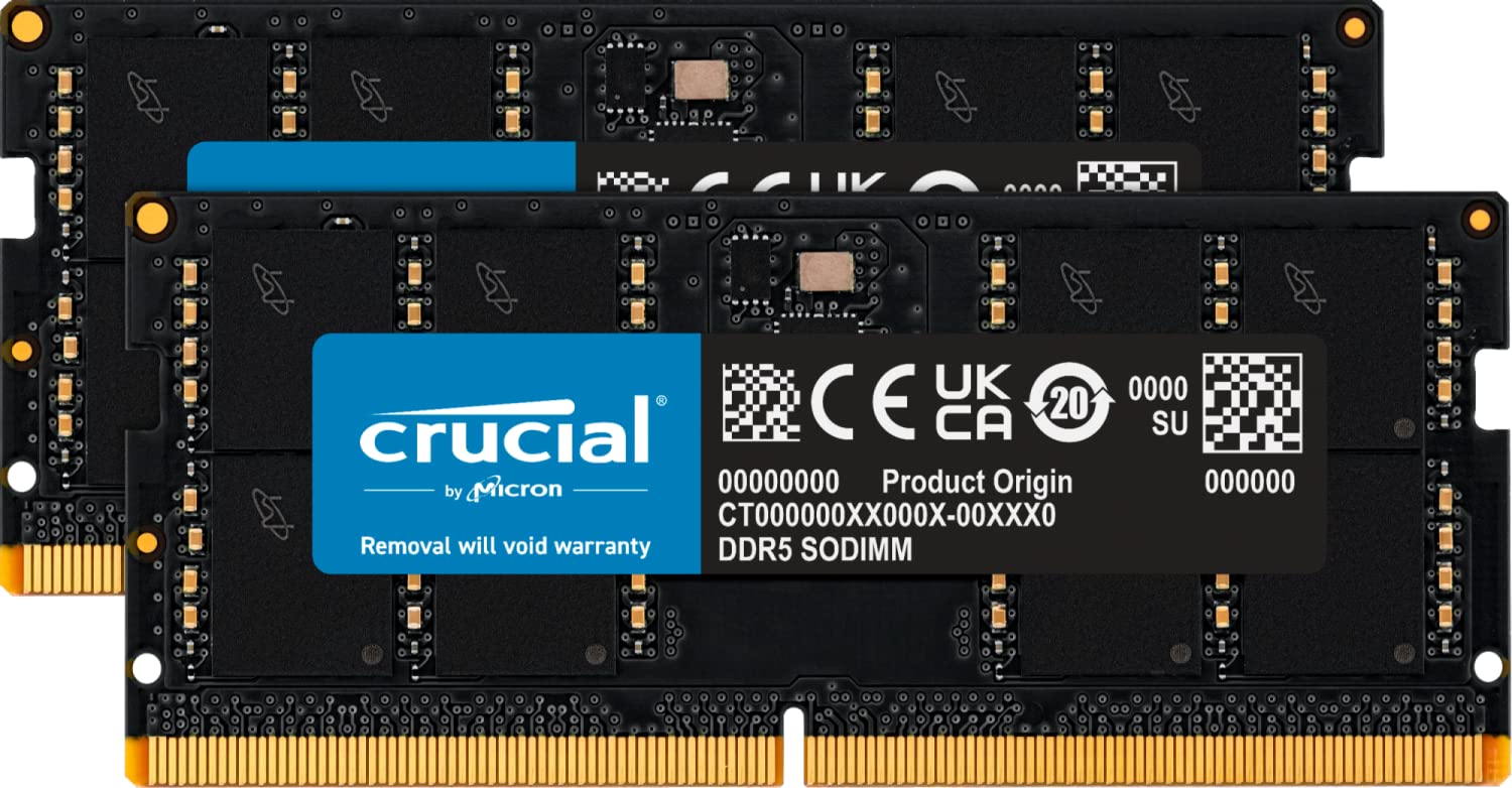 Foto 2 pulgar | Kit De Memoria Ram Crucial Para Portátil Ddr5 De 96 Gb (2 X 48 Gb) De 5600 Mhz - Venta Internacional.