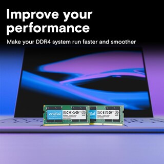 Foto 3 | Computadora Portátil Ram Crucial De 64 Gb (2 X 32 Gb), Ddr4, 3200 Mhz, Cl22 - Venta Internacional.