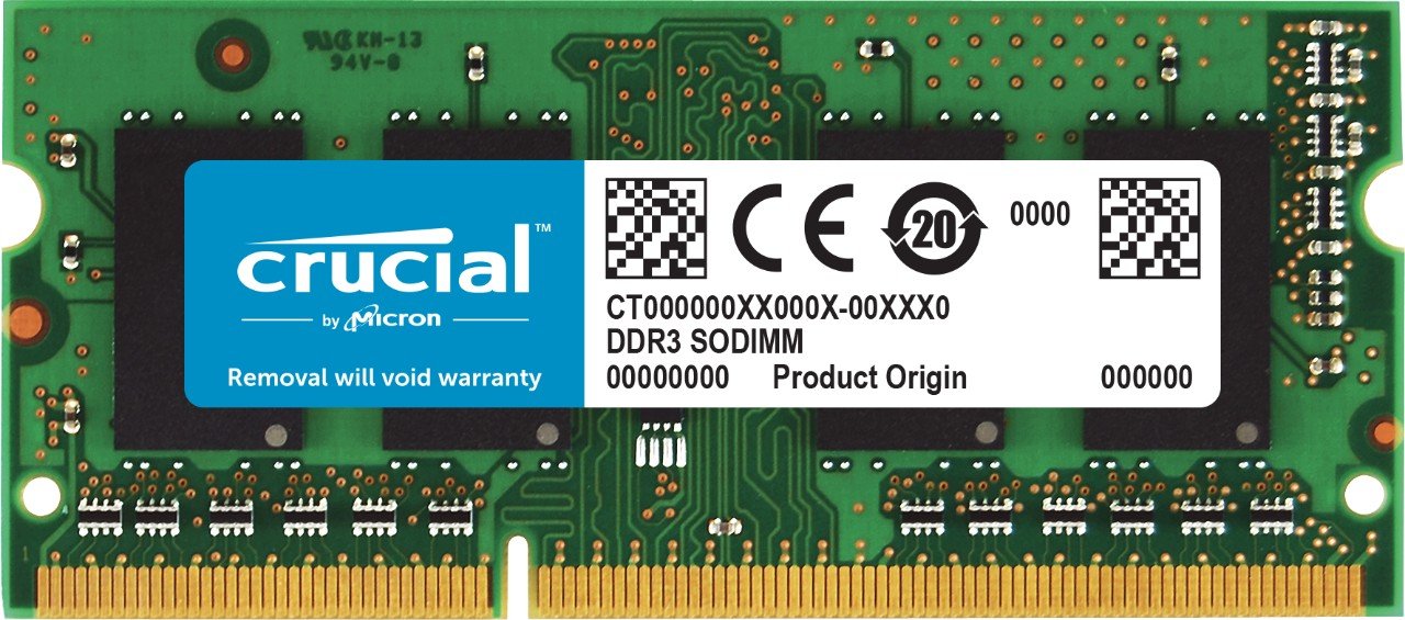 Foto 2 pulgar | Memoria Crucial Ct4g3s160bjm Sodimm De 4 Gb Ddr3 1600 Mhz Y 204 Pines - Venta Internacional.