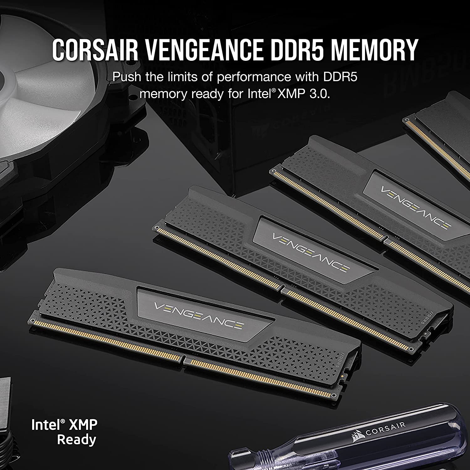 Foto 3 pulgar | Ram Ddr5 Corsair Vengeance 64 Gb (2 X 32 Gb) 5200 Mhz Cl40 Negra - Venta Internacional.