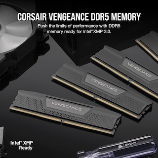 Foto 2 | Ram Ddr5 Corsair Vengeance 64 Gb (2 X 32 Gb) 5600 Mhz Cl40 Negra - Venta Internacional.