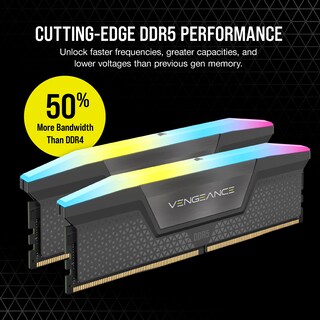 Foto 3 | Memoria De Ordenador Corsair Vengeance Rgb Ddr5 64 Gb (2 X 32 Gb) - Venta Internacional.