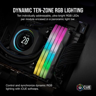 Foto 4 | Memoria De Ordenador Corsair Vengeance Rgb Ddr5 64 Gb (2 X 32 Gb) - Venta Internacional.