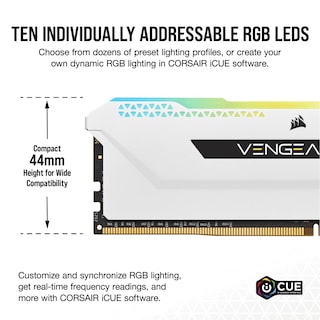 Foto 5 | Memoria Para Ordenador Corsair Vengeance Rgb Pro Sl Ddr4 32 Gb (2 X 16 Gb) - Venta Internacional.