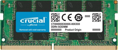 Foto 1 | Memory Crucial, 8 Gb, Ddr4, 2400 Mhz, Sodimm De 260 Pines - Venta Internacional.