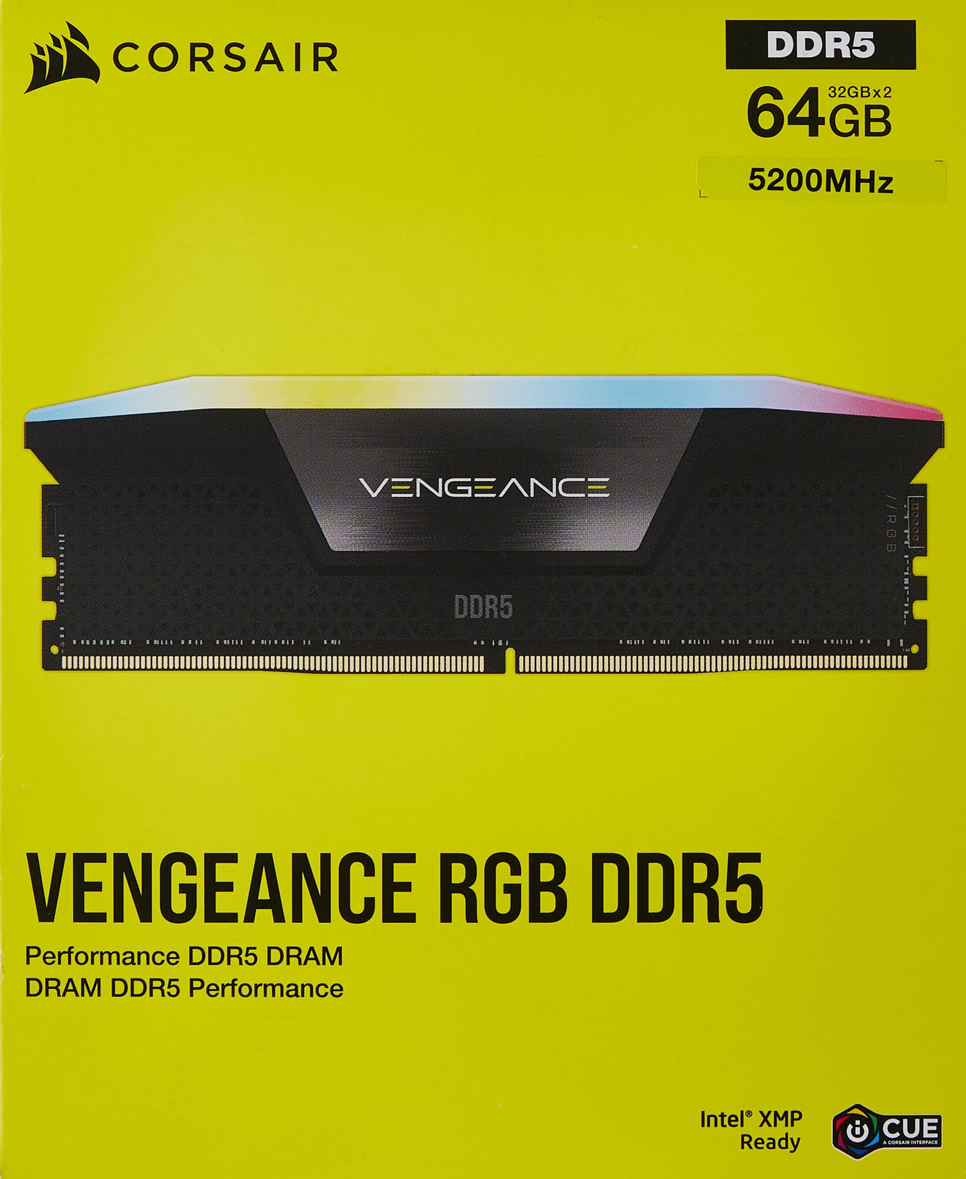 Foto 6 pulgar | Ram Corsair Vengeance Rgb Ddr5 64 Gb (2 X 32 Gb) Cl40 A 5200 Mhz - Venta Internacional.