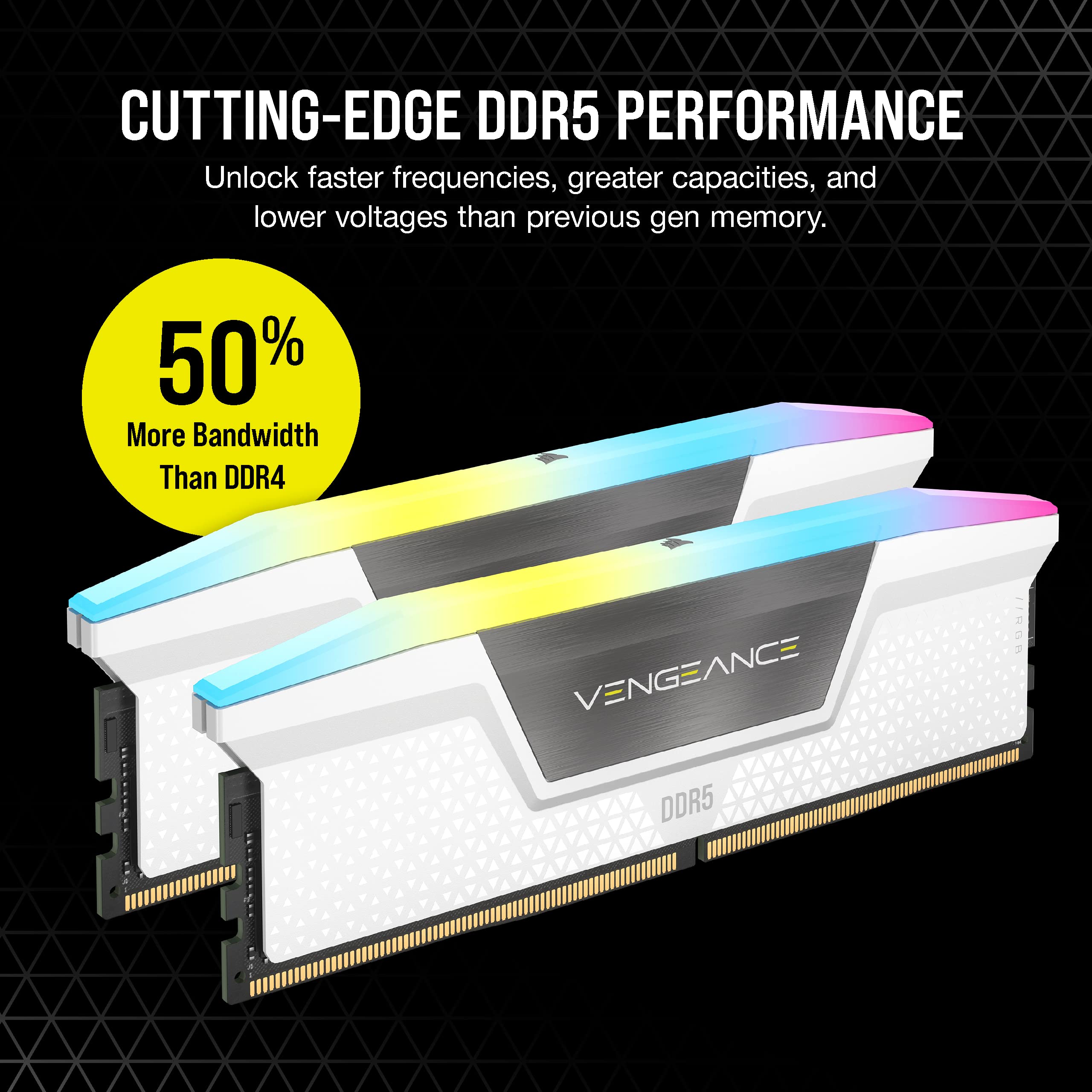 Foto 4 pulgar | Ram Corsair Vengeance Rgb Ddr5 32 Gb (2 X 16 Gb) Cl40 A 5200 Mhz - Venta Internacional.