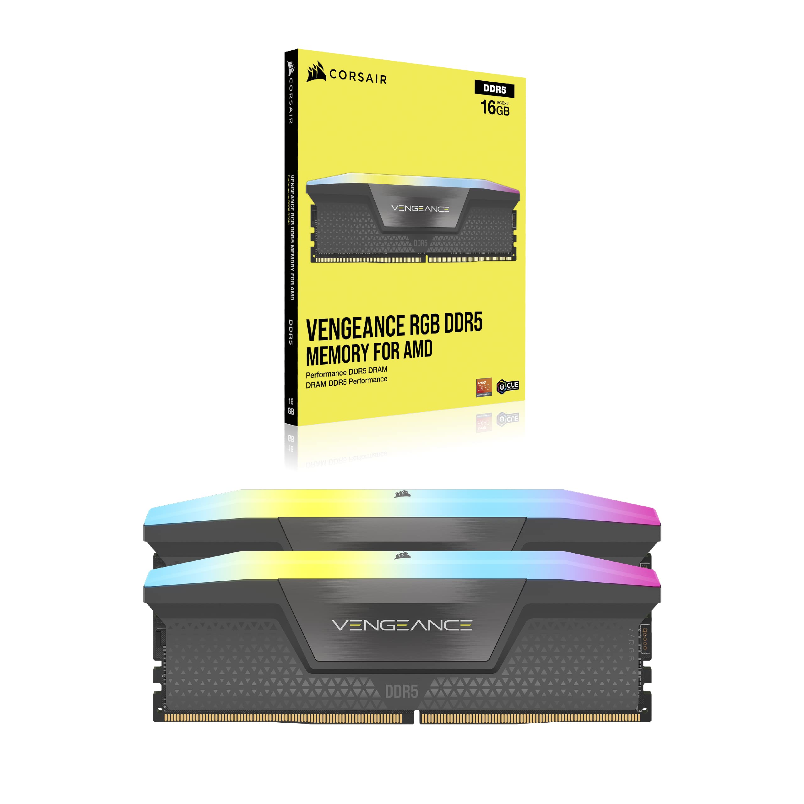 Foto 7 pulgar | Memoria De Ordenador Corsair Vengeance Rgb Ddr5 64 Gb (2 X 32 Gb) - Venta Internacional.