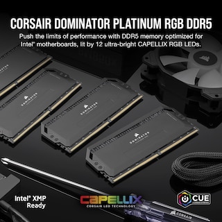 Foto 2 | Ram Corsair Dominator Platinum Rgb Ddr5 32 Gb (2 X 16 Gb) 6400 Mhz - Venta Internacional.